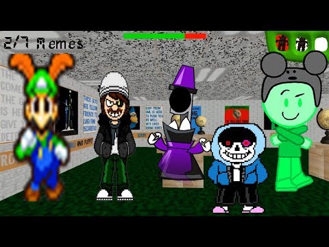 FNaF Luigi Fan's Basics Remastered v1.2 - Baldi's Basics V1.4.1 Mod