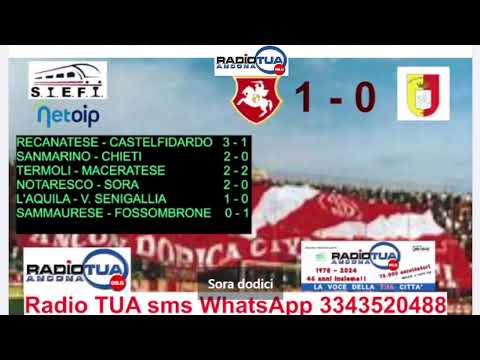 SERIE D GIRONE F LIVE   ANCONA 🆚 GIULIANOVA