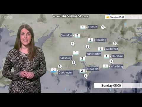 (HD) Alex Osbourne BBC ONE South Today weather March 4th 2023 - 60 fps