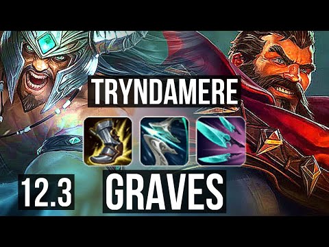 TRYNDA vs GRAVES (TOP) | 2.0M mastery, 6 solo kills, 9/2/5, 400+ games | BR Challenger | 12.3
