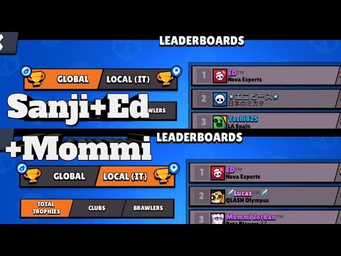 GIOCO CON IL PRIMO AL MONDO E IL TERZO IN ITALIA E ANNIENTIAMO TUTTI ~ Brawl Stars Ita