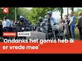 Zelfs de laatste rit van René Bouman is op een Harley-Davidson
