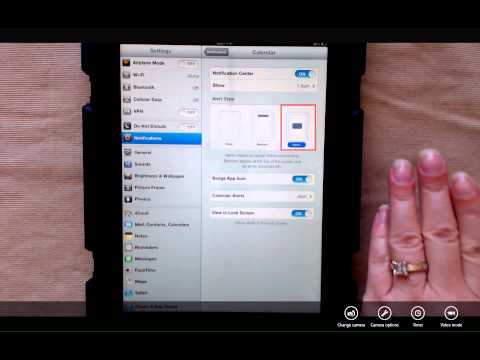 Old Version Tutorial - How to Enable/Disable Notifications For Apps (iPad) - Turner Time Management
