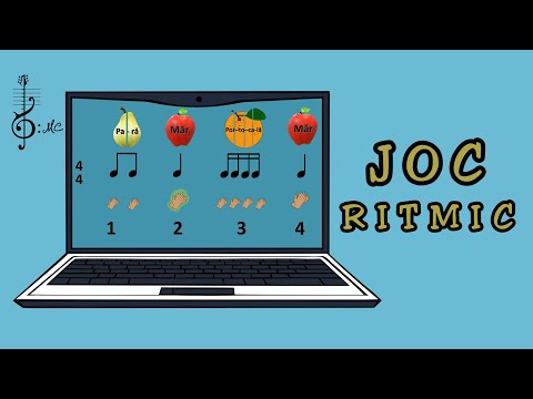 Joc de citire ritmică -  Fructele muzicale - Muzica si miscare / Educatie muzicala