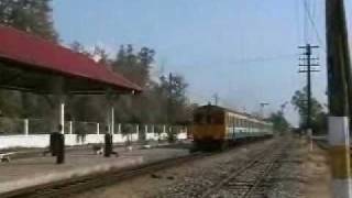 preview picture of video 'Passenger trains at Khon Kaen, Thailand'