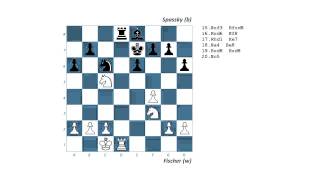 #25 1972 Fischer vs Spassky   28th World Championship Reykjavik round 20