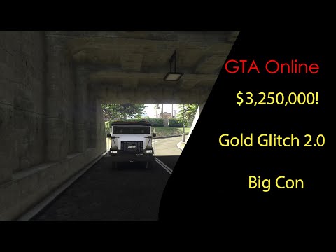 GTA Online Diamond Casino Heist: Gold Glitch (2.0) AFTER PATCH , Big Con ($3,260,000)
