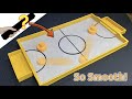 How To Make Air Hockey At Home Smooth Slick Puck DIY