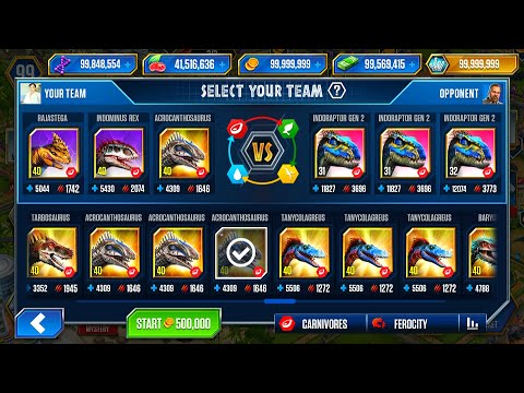 INDOMINUS REX, YUDON, GLYTHRONAX RARITY RUMBLE PACK| JURASSIC WORLD THE GAME