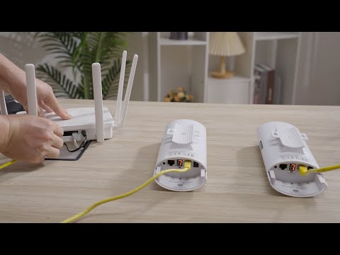 How to Connect the UeeVii CPE450 Wireless Bridge in Minutes