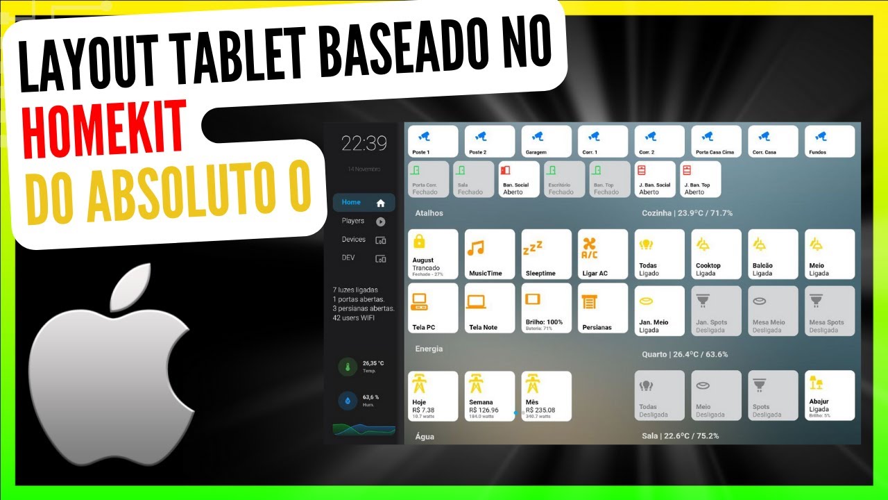 Apple Tablet Layout Passo a Passo: Montando um layout tablet baseado no HomeKit da Apple ...