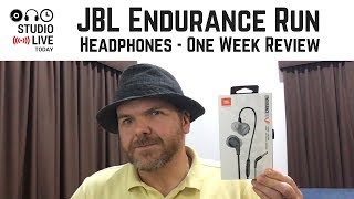 Video thumbnail for JBL Endurance Run headphones - One week review by Pete Johns - Studio Live Today