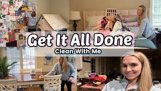 Get It All Done With Me As A Stay At Home Mom || Clean With Me VLOG