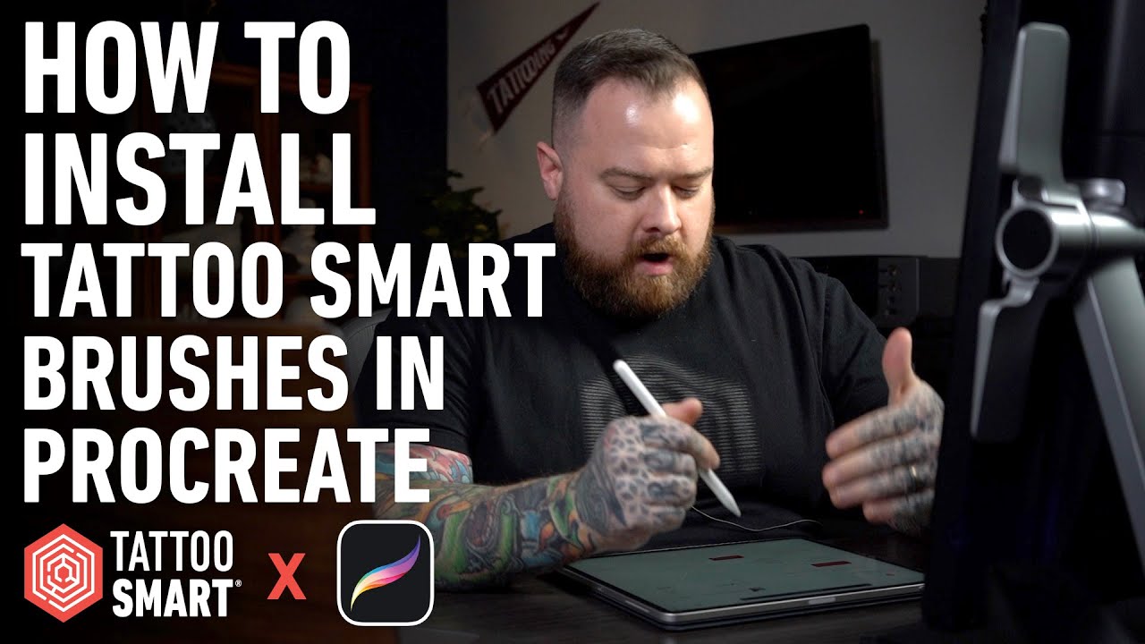 How to install Tattoo Smart brushes in Procreate