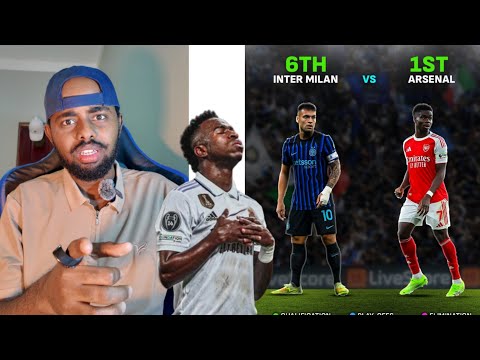 Mancity oo qalad kii ugu wena gali rabto ugu danbeen vini iyo Real chealsea iyo united Liverpool 