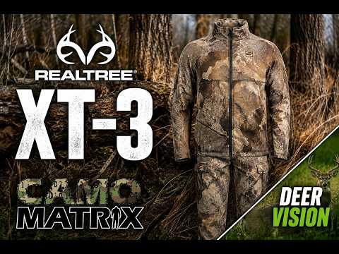 Realtree XT-3 on the Camo Matrix on 25 Backgrounds with Deer Vision