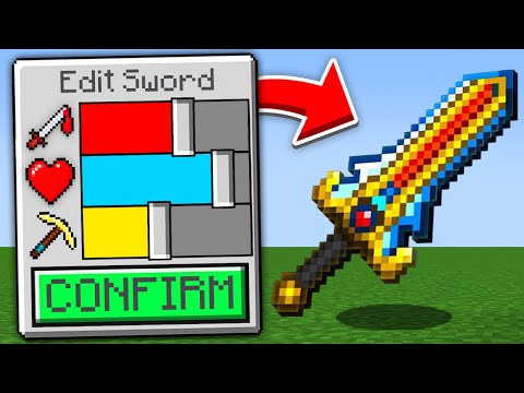 Minecraft, But You Can Edit Any Item...