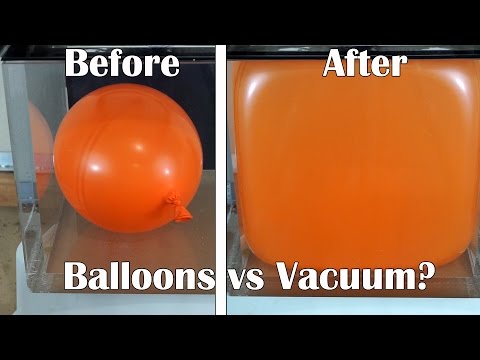 I Made A Square Balloon By Putting It In A Huge Vacuum Chamber Video