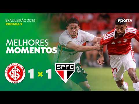 Internacional 1 X 1 São Paulo | Melhores momentos | Brasileirão 2026