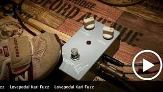 Video thumbnail for Lovepedal Karl Fuzz by JAM's Factory 1996