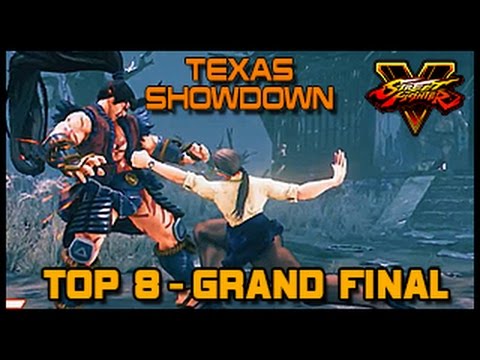SFV - Texas Showdown - TOP 8 + Grand Final - Timestamps - feat. NyChrisG, Snake Eyez, Smug