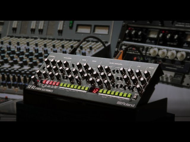 Vidéo teaser pour Roland Boutique SE-02 Analog Synthesizer - Designed by Studio Electronics