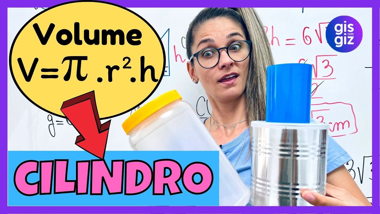 VOLUME DO CILINDRO | GEOMETRIA ESPACIAL \Prof. Gis/