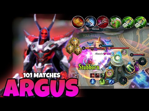 NIGHTSTALKER ARGUS! ROAD TO LEGEND RANK (101 MATCHES) | MVP PLAYS | Stubborn