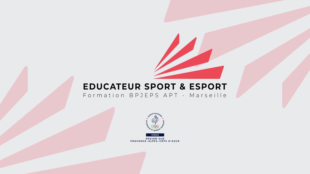 Formation d'éducateur Sport & Esport 1/2