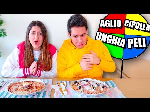 RUOTA MISTERIOSA DELLA PIZZA CHALLENGE! *Disgustosa!*