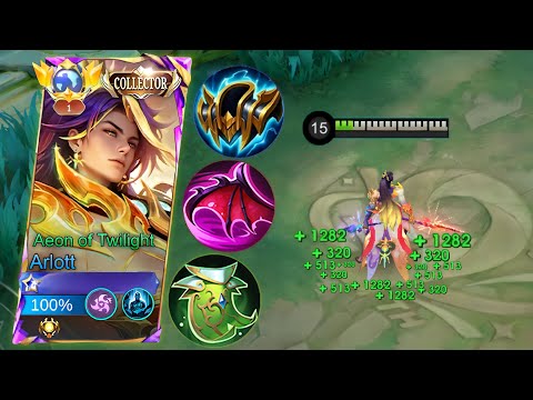 ARLOTT NERFED? DON'T WORRY JUST USE THIS SUSTAIN BUILD!! | BEST BUILD ARLOTT - MLBB