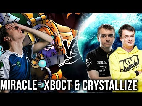 Miracle- Tinker vs Na'Vi Players Crystallize Morph XBOCT WD Dota 2