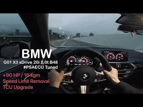 BMW G01 X3 xDrive20i 2.0L Turbo B48 0~100 km/h 5.86 sec / #PSAECU Tuned