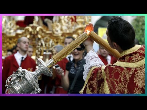 Как празднуют Пасху в Испании? Пасхальное шествие в городе  Пальма де Майорка 2023.