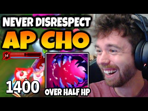 When AP Chogath can Q into Ult and kill anyone with 1400 damage R