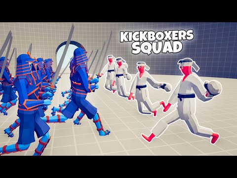 KICKBOXERS SQUAD vs EVERY FACTION | TABS Totally Accurate Battle Simulator Gameplay