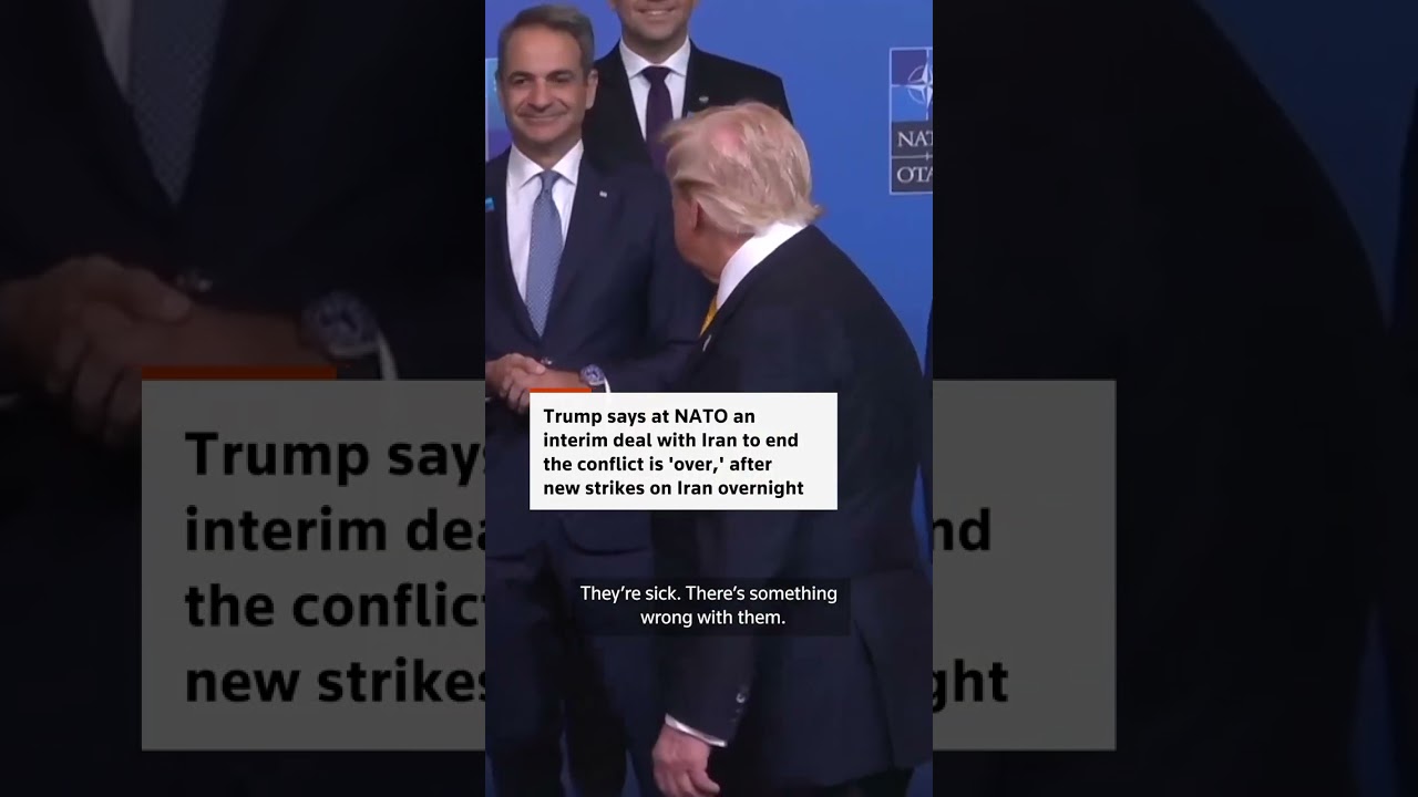 Video | Trump says calls Iran leadership 'scum'