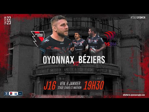 J16 PRO D2 OYONNAX-BÉZIERS : Le résumé du match