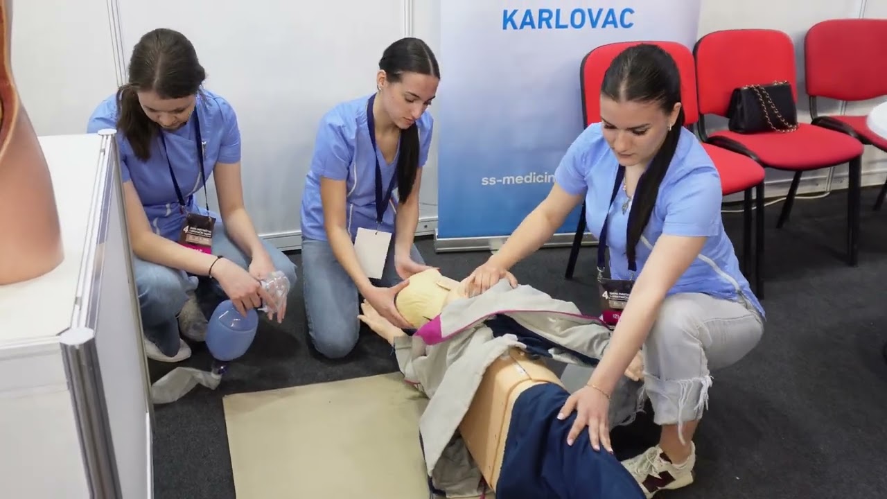 Medicinska škola Karlovac, reanimacija osobe bez svijesti