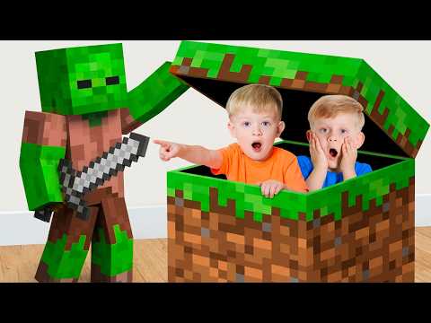 Kids Trapped in MINECRAFT In Real Life!