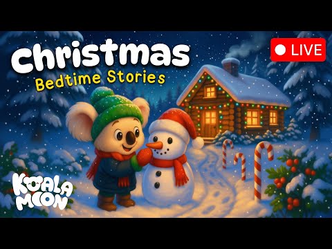 🔴 LIVE: Christmas Bedtime Stories to Help Kids Sleep 24/7💤 ☃️ 🎄