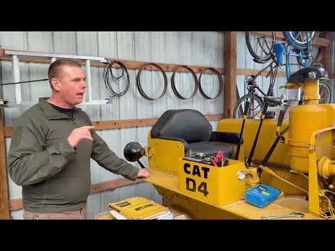 How to Operate a Caterpillar D4 Dozer | Vintage Cat Tractor Demonstration