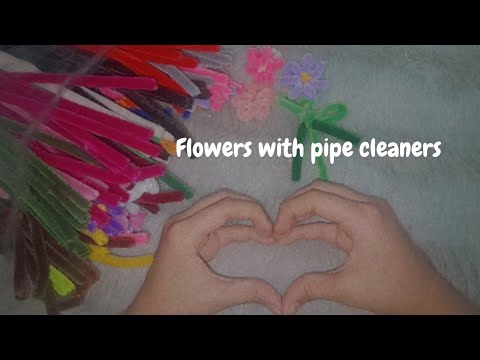 3 EASY WAYS TO MAKE FLOWERS OUT OF PIPE CLEANERS | Subscribe and like for more~