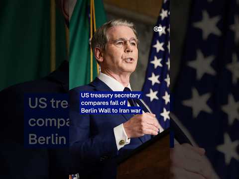 US treasury secretary compares fall of Berlin Wall to Iran war | DW News
