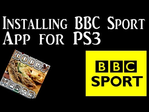 Installing and using BBC Sport App on PS3