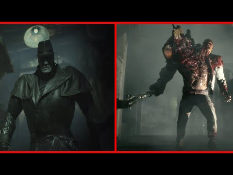 RE2: Mr.X(Tyrant) vs William Scene