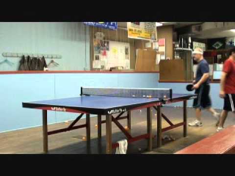 Oscar Camacho and Dan Guttman Taking Lesson from Coach Frank Yu