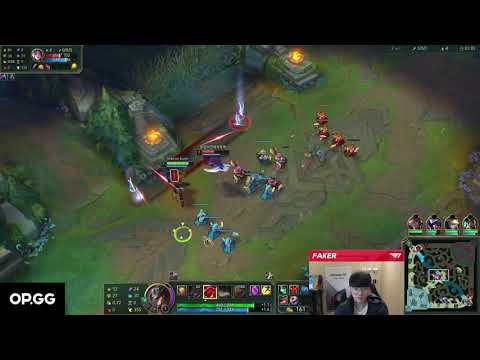 Insane movement read by Faker 1v1