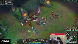 Insane movement read by Faker 1v1