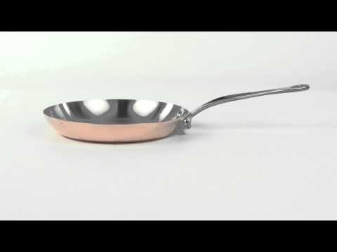 Mauviel 1830 M'heritage 150S Copper and Stainless Steel Frying Pan - 8.6"